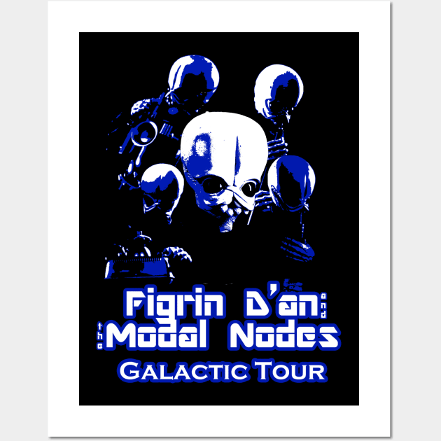 Figrin D'an and the Modal Nodes Galactic Tour Wall Art by CJROBBINS